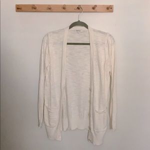 Madewell White Cardigan Sz S
